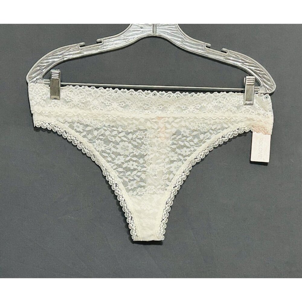 Third Love Everyday Lace Thong 1X Off White